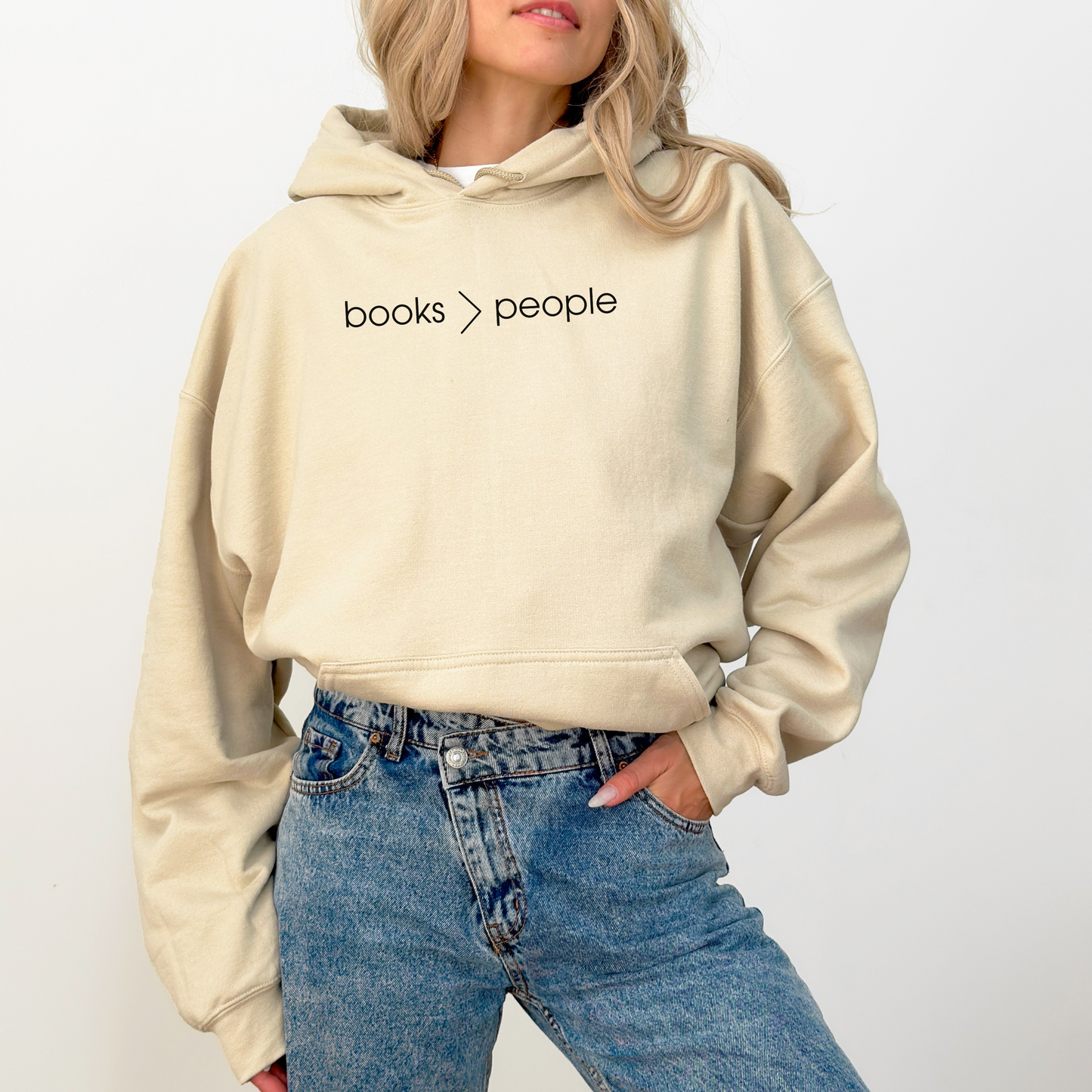 Books Are Greater Than People Hoodie